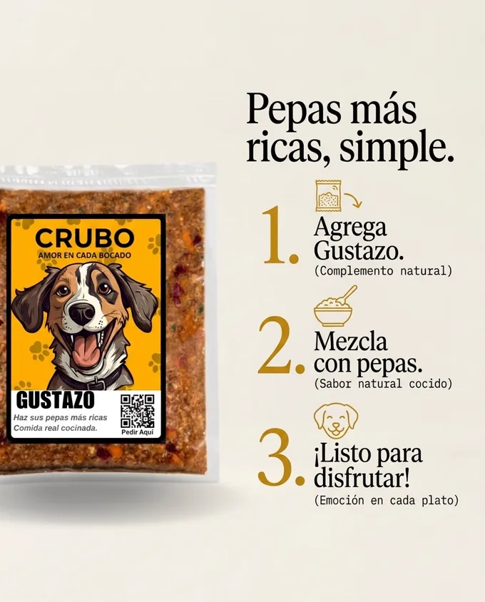 Cómo se usa GUSTAZO by CRUBO