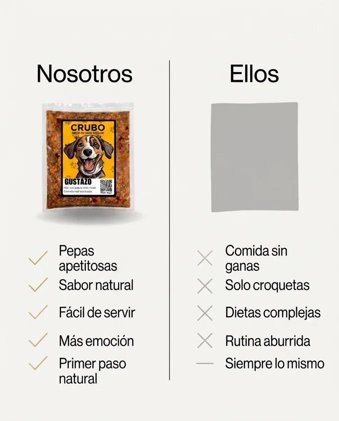 GUSTAZO by CRUBO comparado con otros complementos