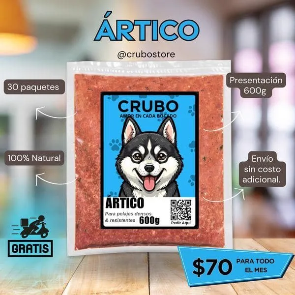 Combo Ártico CRUBO BARF Quito Ecuador