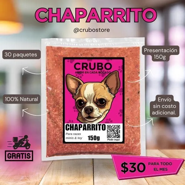 Combo Chaparrito CRUBO BARF Quito Ecuador