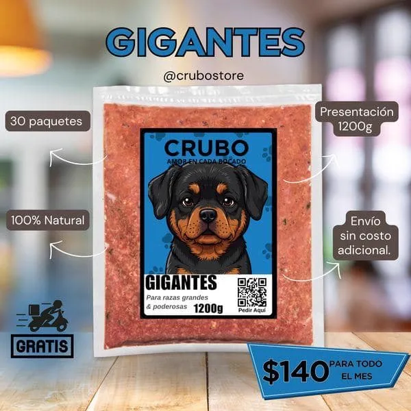 Combo Gigantes CRUBO BARF Quito Ecuador
