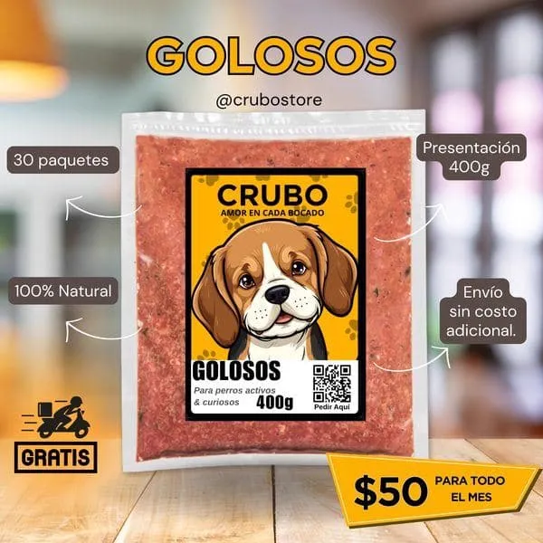 Combo Golosos CRUBO BARF Quito Ecuador
