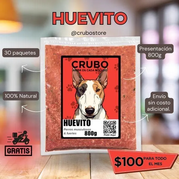 Combo Huevito CRUBO BARF Quito Ecuador