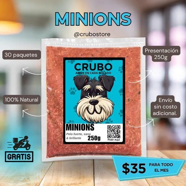 Combo Minions CRUBO BARF Quito Ecuador