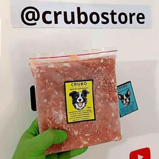Paquete de CRUBO BARF sellado y etiquetado