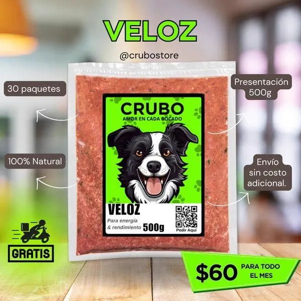 Combo Veloz CRUBO BARF Quito Ecuador